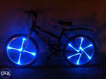 Неоновая подсветка велосипеда