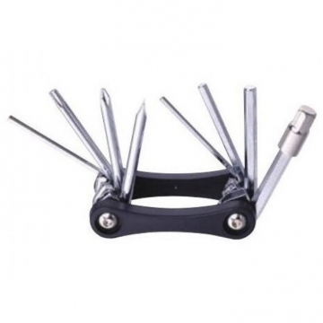 Мультитул KEN TECH KL-9833C черный 9 функций