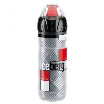 Фляга-термо ICEBERG 500ml с крышкой, красное лого