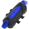 Синяя мигалка на велосипед USB, встроенный аккумулятор Li-ion