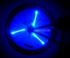 Велосипедное освещение синего цвета